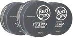Red One Aqua Hair Wax Quicksilver - 3 x 150 ml - Voordeelverpakking