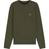 BOSS Sweater Westart Donkergroen - Maat L - Heren - Sweaters