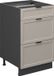 Vicco Keukenonderkast Fame-Line, GrijsBeige/Antraciet, 50 cm, WB Antraciet