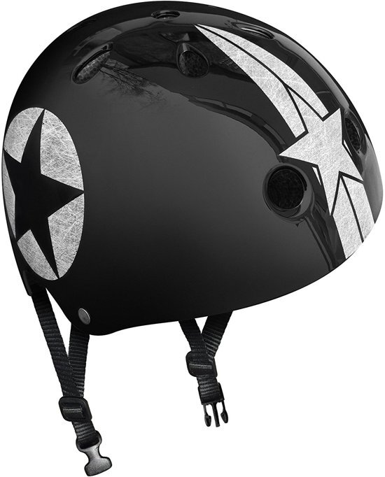 Stam, P. Skatehelm Zwart Maat 54/60 Cm