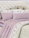 GEMITEX Beddengoedset van katoen, 100% ademend katoen, vrij van schadelijke stoffen, gecertificeerde kwaliteit Standard 100 by OEKO-TEX Textiles Vertrauen, Frans bed, G26/roze, ontworpen in Italië