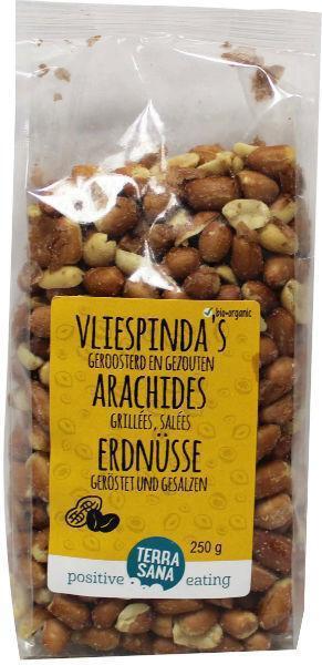 TerraSana Pinda vlies met zout geroosterd 250 G