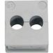 Icotek QT 2/3 Passage de câble Pince-Ø (max.) 3 mm Élastomère Gris 1 pièce(s)