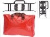 Merkloos Verlichting opbergtas - voor oprollen/opruimen kerstverlichting - rood - 44 x 15x 30 cm