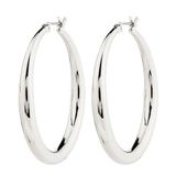 PILGRIM silver plated oorbellen Jorun large