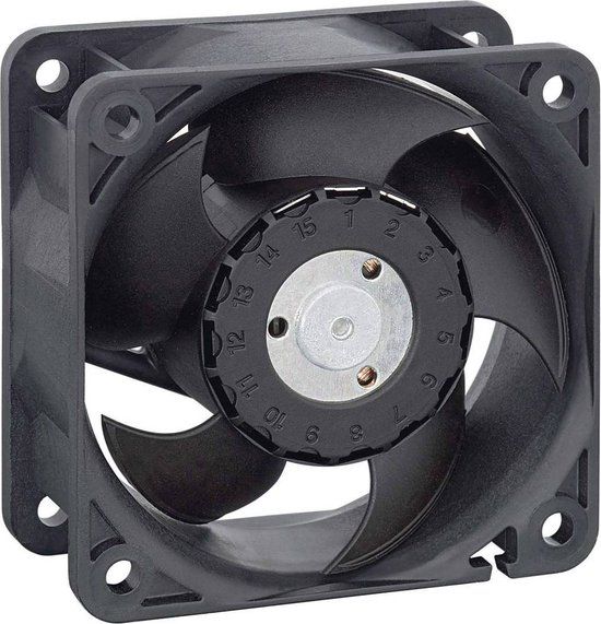 EBM Papst 624 L Axiaalventilator 24 V/DC 21 m³/h (l x b x h) 25 x 60 x 60 mm