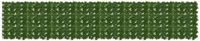 vidaXL Balkonscherm met bladeren Groen 400 x 75 cm