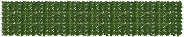 vidaXL Balkonscherm met bladeren Groen 400 x 75 cm