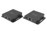 DIGITUS DS-55519 HDMI-extender – UHD 4K 30 Hz – 40 m via LAN-kabel – Set: zender & ontvanger – Loop-Out, IR infrarood – HDMI 1.4 & HDCP 1.4