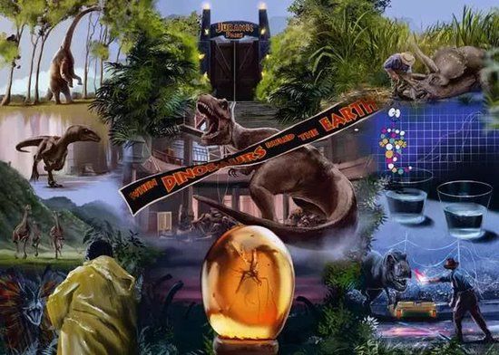 Ravensburger Jurassic Park - 1000 stukjes dinosaurus