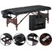 Mater Massage 70cm Breed Basic Newport Draagbare Massage Tafel W/Draagtas, 300KG Capaciteit Massage Bank Beauty Bed, Zwart