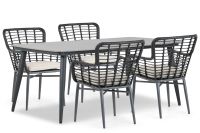 Lifestyle Garden Furniture Lifestyle Lifestyle Toledo/Vienna 180 cm dining tuinset 5-delig
