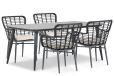 Lifestyle Garden Furniture Lifestyle Lifestyle Toledo/Vienna 180 cm dining tuinset 5-delig