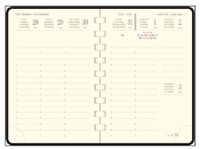 Exacompta - 135822E – navulverpakking voor zakagenda Eurotime 13S, spiraalbinding, 9 x 13 cm, weekoverzicht, januari tot december 2024