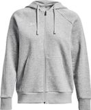 Under Armour UA Rival Fleece FZ Hoodie Dames Vest - Grijs - Maat S
