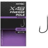 Matrix X4B Finesse Pole Spade-Barbed (10 pcs) - Maat : 20