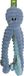 Boony Boon hond speelgoed octopus corduroy met piep blauw 65cm