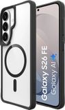 Buddi Hybrid - Hoesje Geschikt voor Samsung Galaxy S26 FE - Compatibel met MagSafe - Back Cover met Magneet - Magnetische Beschermhoes - Case Transparant Zwart