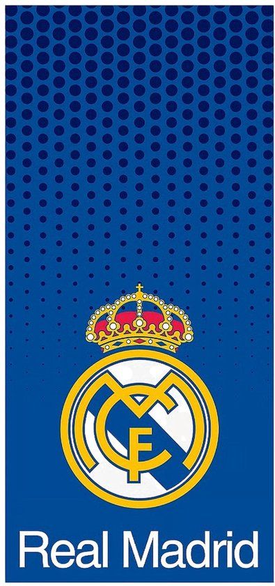 4KidsOnly Brandmac Aps Real Madrid strandlaken Katoen Blauw 70x140 cm