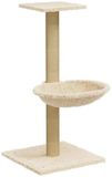 vidaXL Kattenmeubel met sisal krabpaal 74 cm crèmekleurig