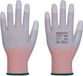 Portwest LR13 ESD PU Vingertop Snijhandschoen - Grijs/Wit - M