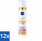 NIVEA 12 x Cellular LUMINOUS630 CC Crème Medium - Gekleurde Dagcrème - Tegen Pigmentvlekken - SPF 30 - 40 ml