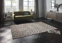 Elle Decoration Vloerkleed Isère 120x170 cm Grijs/Multi