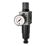 RIEGLER 142426-FUM 811 M-4 filterregelaar »FUTURA-mini« Metallbeh, Std.mano, HA, G 1/4, 0,1-4, 1st