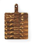 Excelsa Real Wood Snijplank/dienblad, rechthoekig, acacia, 44,5 x 30 cm