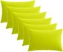 vidaXL Coussin 6 pièces Vert clair 40 x 60 cm Polyester