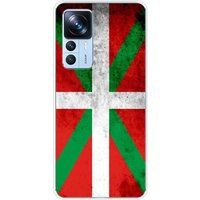 1001 coques Xiaomi Bedrukt siliconen hoesje compatibel met Xiaomi Mi 12T, Xiaomi Mi 12T Pro Drapeau Basque