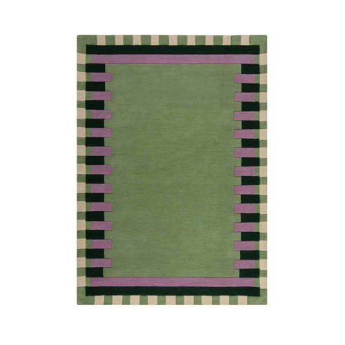Flair Rugs Kai Wol Vloerkleed met Border