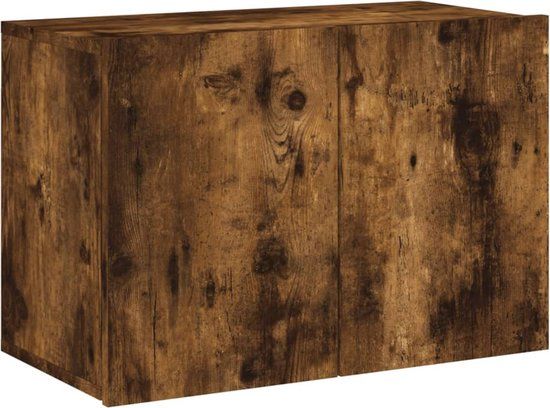 vidaXL Tv-meubel wandgemonteerd 60x30x41 cm gerookt eikenkleurig