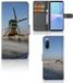 B2Ctelecom Sony Xperia 10 III Flip Cover Schaatsers