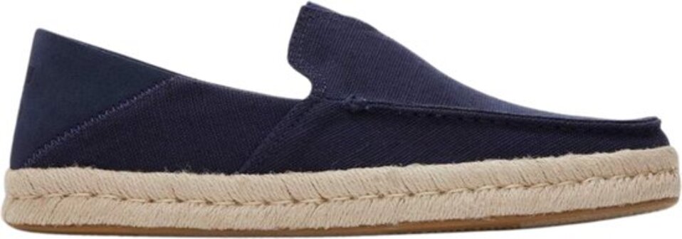 TOMS Alonso Loafers - Men - Dark Blue - Size 44 - Canvas - Spring/Summer 2024