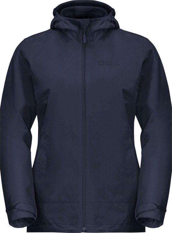 Jack Wolfskin Moonrise 3in1 Jacket Women - Night Blue - Size XL