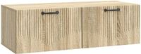 vidaXL Wandmontage TV-kast Sonoma Eiken 98 x 41 x 30 cm Bewerkt hout
