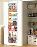 VEVOR Pantry Organizer Muurbevestigde 9-Laags Kruidenrekken Witte Keuken