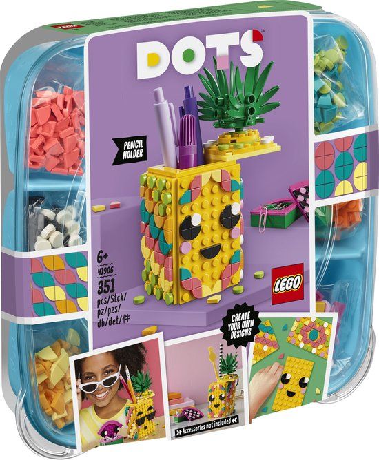 LEGO DOTS Ananas pennenbakje 41906