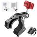 NEEWER Super klem met Cold Shoe & 1/4 inch 3/8 inch schroefgaten, max. belasting 4 kg, krab vormige camera statief houder voor de meeste fotoaccessoires, compatibel met SmallRig Magic arm, rood ST81