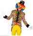 Widmann Finidi Slipjas Clown Carnaval Meerkleurig Heren XXL