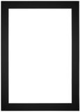yd. Passe-Partout 25x40 cm - Noir - Carton musée