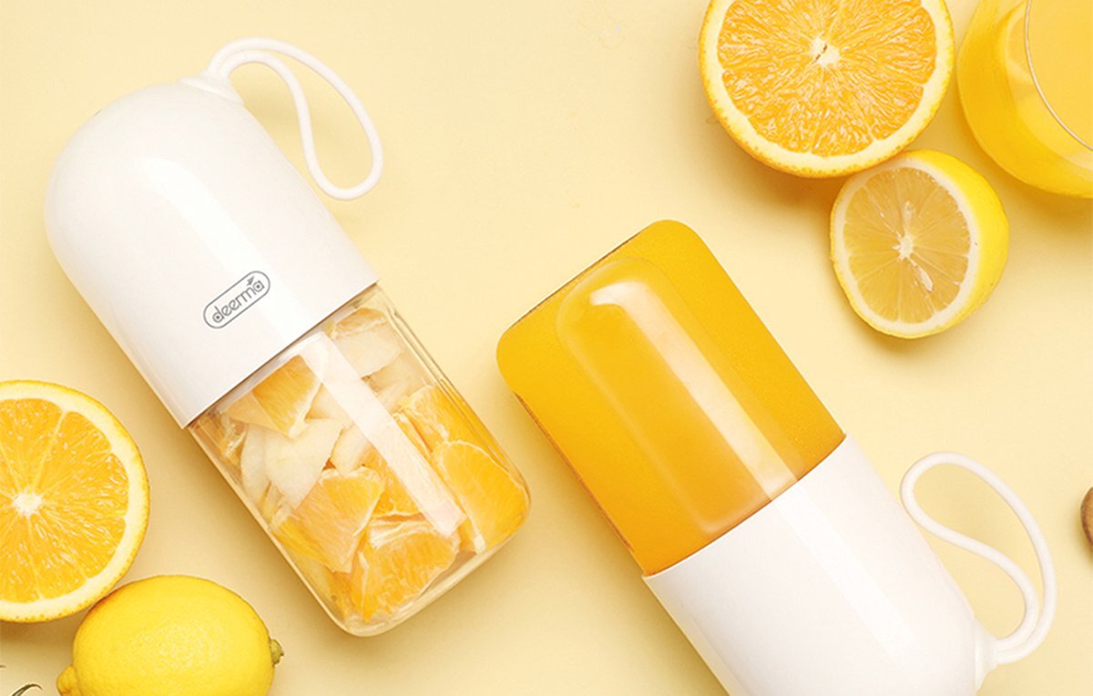 Deerma Draagbaar en Draadloze Mini Juice Blender - Elektrische Fruitblender - BPA vrij - Shake Mixer - 300ML