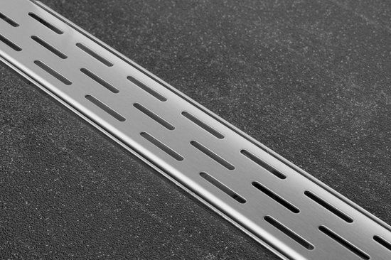 Easy Drain Compact 30 Douchegoot RVS 80 cm - Rechthoek - Open rooster - 5 jaar garantie