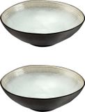 Medard de Noblat Shadow Nacre Saladeschaal 24 cm 2-delig