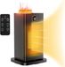 Chauffage électrique 2000W avec humidificateur LED, 90° oscillant, Chauffage céramique avec thermostat, minuterie 1-12 h