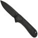 WE Knife Elementum Black Stonewashed CPM MagnaCut Black Titanium Folding Knife