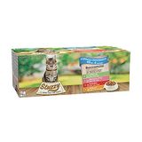 Stuzzy Natvoer voor volwassen katten in verschillende smaken, lekkernijen in saus, totaal 4,08 kg (48 enveloppen van 85 g: 12 kip, 12 rundvlees, 12 ham, 12 kalfsvlees)