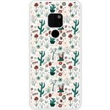 Cactus Bedrukt siliconen hoesje compatibel met Mate 20