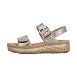 Rieker Sandalen Plat Sandalen Plat - Goudkleur - Maat 37